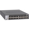 NETGEAR AV Line M4350-40X4C - Switch - L3 - Managed - 40 x 100 / 1000 / 2.5G / 5G / 10GBase-T (PoE++) + 4 x 40 / 100 Gigabit QSFP28 - front to back airflow - rack-mountable - PoE++ (196 W)