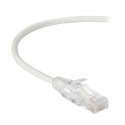 Black Box Slim-Net - Patch cable - RJ-45 (M) to RJ-45 (M) - 30.5 cm - UTP - CAT 6 - booted, molded, stranded - white