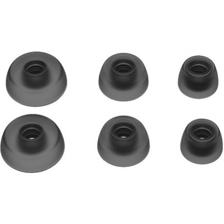 Jabra Evolve2 Buds UC - True wireless earphones with mic - in-ear - Bluetooth - active noise cancelling - USB-A via Bluetooth adapter - noise isolating - black - Zoom Certified, Optimised for Google Meet - 11