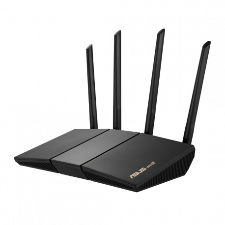 ASUS RT-AX57 - - wireless router - 4-port switch - 1GbE - Wi-Fi 6 - Dual Band - 1
