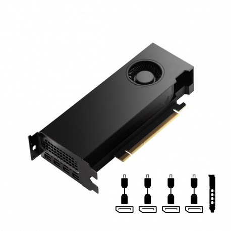 NVIDIA RTX 4000 Ada Generation - Graphics card - RTX 4000 Ada - 20 GB GDDR6 - PCIe 4.0 x16 - 4 x DisplayPort - 6