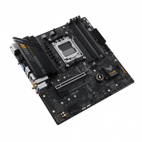 ASUS TUF GAMING A620M-PLUS WIFI - Motherboard - micro ATX - Socket AM5 - AMD A620 Chipset - USB 3.2 Gen 1, USB-C 3.2 Gen 1 - Gigabit LAN, 2.5 Gigabit LAN, Bluetooth, Wi-Fi - onboard graphics (CPU required) - HD Audio (8-channel) - 13