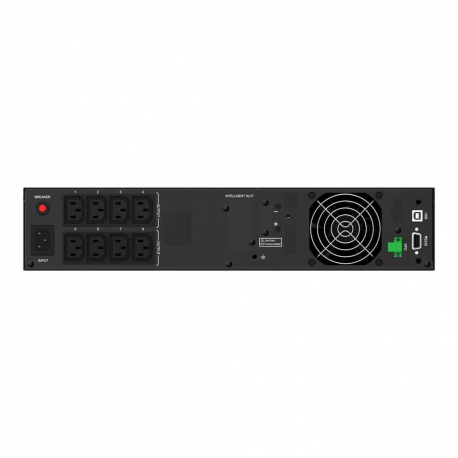 PowerWalker VI 1000 RLP - UPS (rack-mountable) - AC 165-290 V - 900 Watt - 1000 VA - 1-phase - 9 Ah - RS-232, USB - output connectors: 8 - 2U - 2