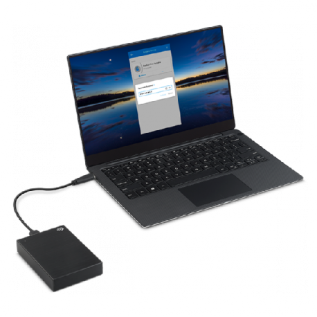 Seagate One Touch STKY2000400 - Hard drive - 2 TB - external (portable) - USB 3.0 - black - with Seagate Rescue Data Recovery - 14