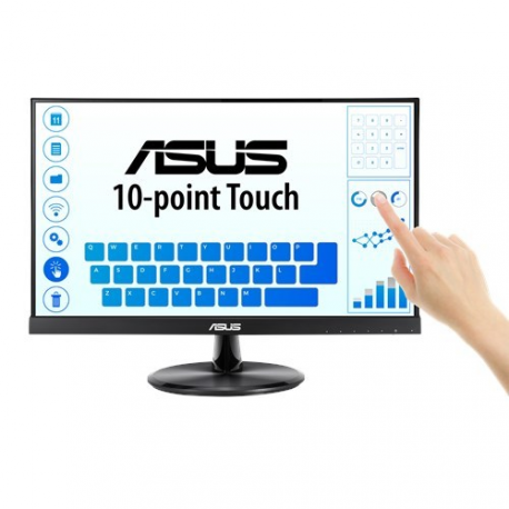 ASUS VT229H - LED monitor - 22" (21.5" viewable) - touchscreen - 1920 x 1080 Full HD (1080p) @ 60 Hz - IPS - 250 cd / m² - 1000:1 - 5 ms - HDMI, VGA - speakers - 2