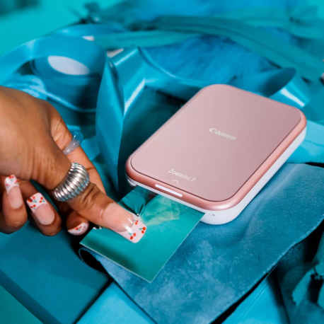 Canon Zoemini 2 - Printer - colour - zink - 50.8 x 76.2 mm - 313 x 500 dpi - up to 0.83 min/page (mono) / up to 0.83 min/page (colour) - capacity: 10 sheets - Bluetooth 5.0 - pink - 13