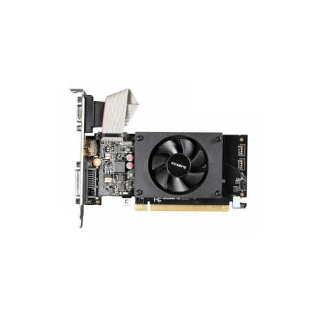 Gigabyte GV-N710D3-2GL - Graphics card - GF GT 710 - 2 GB DDR3 - PCIe 2.0 x8 low profile - DVI, D-Sub, HDMI - 0