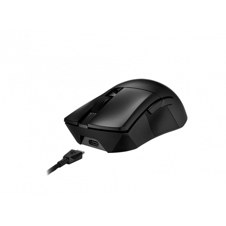 ASUS ROG Gladius III Wireless AimPoint - Mouse - right-handed - optical - 6 buttons - wireless, wired - USB, 2.4 GHz, Bluetooth 5.1 LE - black - 9