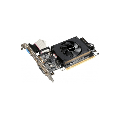 Gigabyte GV-N710D3-2GL - Graphics card - GF GT 710 - 2 GB DDR3 - PCIe 2.0 x8 low profile - DVI, D-Sub, HDMI - 5