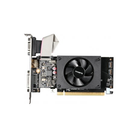 Gigabyte GV-N710D3-2GL - Graphics card - GF GT 710 - 2 GB DDR3 - PCIe 2.0 x8 low profile - DVI, D-Sub, HDMI - 6