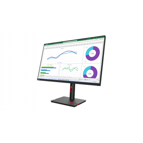 Lenovo ThinkVision T32h-30 - LED monitor - 31.5" - 2560 x 1440 WQHD @ 60 Hz - IPS - 350 cd / m² - 1000:1 - 4 ms - HDMI, DisplayPort, USB-C - raven black - 1