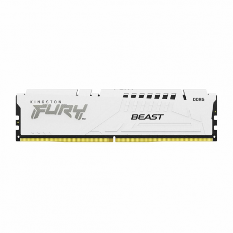Kingston FURY Beast - DDR5 - kit - 32 GB: 2 x 16 GB - DIMM 288-pin - 2800 MHz / PC5-44800 - CL36 - 1.25 V - unbuffered - on-die ECC - white - 0