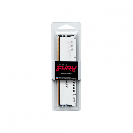 Kingston FURY Beast - DDR5 - module - 32 GB - DIMM 288-pin - 2800 MHz / PC5-44800 - CL40 - 1.25 V - unbuffered - on-die ECC - white - 6