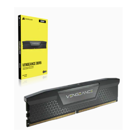 CORSAIR Vengeance - DDR5 - kit - 16 GB: 2 x 8 GB - DIMM 288-pin - 5200 MHz  /  PC5-41600 - CL40 - 1.25 V - black - 7