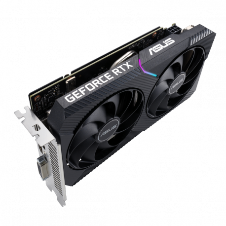 ASUS Dual GeForce RTX 3050 V2 - OC Edition - graphics card - GF RTX 3050 - 8 GB GDDR6 - PCIe 4.0 - DVI, HDMI, DisplayPort - 5