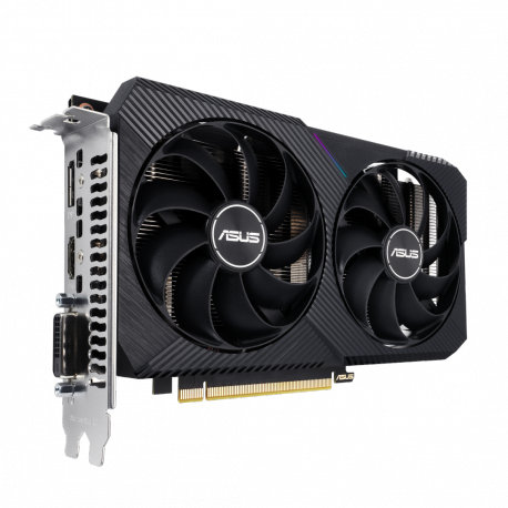 ASUS Dual GeForce RTX 3050 V2 - OC Edition - graphics card - GF RTX 3050 - 8 GB GDDR6 - PCIe 4.0 - DVI, HDMI, DisplayPort - 9