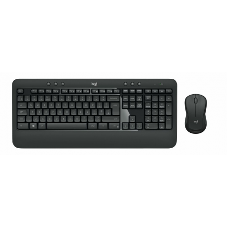 Logitech MK540 Advanced - Keyboard and mouse set - wireless - 2.4 GHz - QWERTY - Italian - 0
