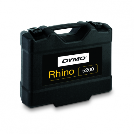 DYMO Rhino 5200 - Hard Case Kit - labelmaker - B / W - Roll (1.9 cm) - cutter - yellow - 20