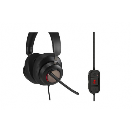 Kensington H2000 - Headset - full size - wired - USB-C - noise isolating - 26