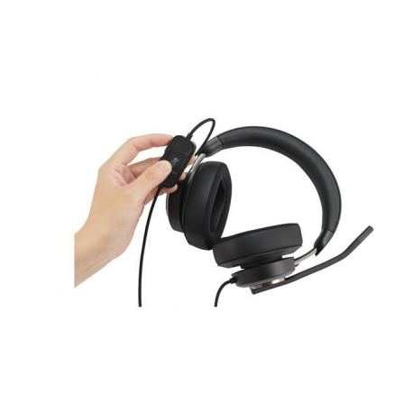 Kensington H2000 - Headset - full size - wired - USB-C - noise isolating - 29