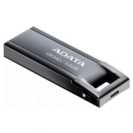 ADATA UR340 - USB flash drive - 64 GB - USB 3.2 Gen 1 - black - 7