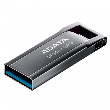 ADATA UR340 - USB flash drive - 128 GB - USB 3.2 Gen 1 - black - 14