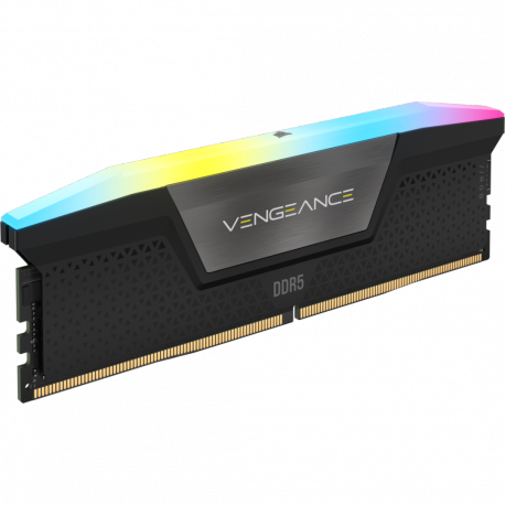 CORSAIR Vengeance RGB - DDR5 - kit - 96 GB: 2 x 48 GB - DIMM 288-pin - 5600 MHz  /  PC5-44800 - CL40 - 1.25 V - black - 1