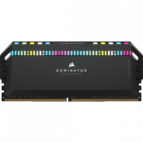 CORSAIR Dominator Platinum RGB - DDR5 - kit - 64 GB: 4 x 16 GB - DIMM 288-pin - 6200 MHz / PC5-49600 - CL32 - 1.40 V - black - 12