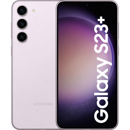 Samsung Galaxy S23+ - 5G smartphone - dual-SIM - RAM 8 GB / Internal Memory 256 GB - OLED display - 6.6" - 2340 x 1080 pixels (120 Hz) - 3x rear cameras 50 MP, 12 MP, 10 MP - front camera 12 MP - lavender - 2