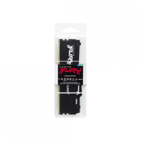 Kingston FURY Beast RGB - DDR5 - module - 32 GB - DIMM 288-pin - 6000 MHz / PC5-48000 - CL36 - 1.35 V - unbuffered - on-die ECC - black - 8