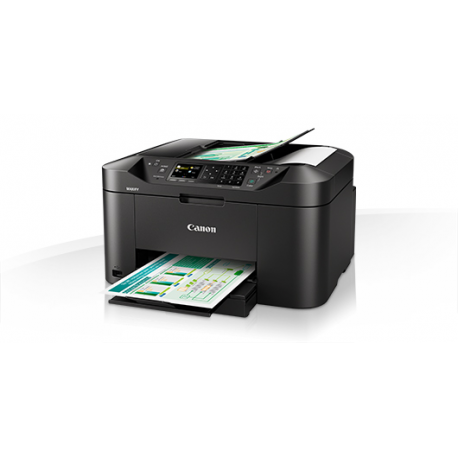 Canon MAXIFY MB2150 - Multifunction printer - colour - ink-jet - A4 (210 x 297 mm), Legal (216 x 356 mm) (original) - A4 / Legal (media) - up to 18 ppm (copying) - up to 19 ipm (printing) - 250 sheets - 33.6 Kbps - USB 2.0, Wi-Fi(n), USB host - 6