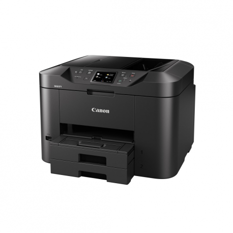 Canon MAXIFY MB2750 - Multifunction printer - colour - ink-jet - A4 (210 x 297 mm), Legal (216 x 356 mm) (original) - A4 / Legal (media) - up to 22 ppm (copying) - up to 24 ipm (printing) - 500 sheets - 33.6 Kbps - USB 2.0, LAN, Wi-Fi(n), USB host - 9