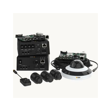 AXIS F4105-LRE - Network surveillance camera - dome - outdoor, indoor - vibration  /  waterproof - colour (Day&Night) - 1920 x 1080 - 720p, 1080p - M12 mount - fixed focal - 4