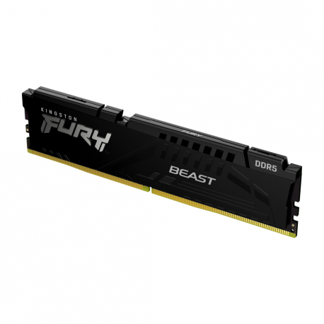 Kingston FURY Beast - DDR5 - module - 8 GB - DIMM 288-pin - 5600 MHz / PC5-44800 - CL36 - 1.25 V - unbuffered - on-die ECC - black - 6