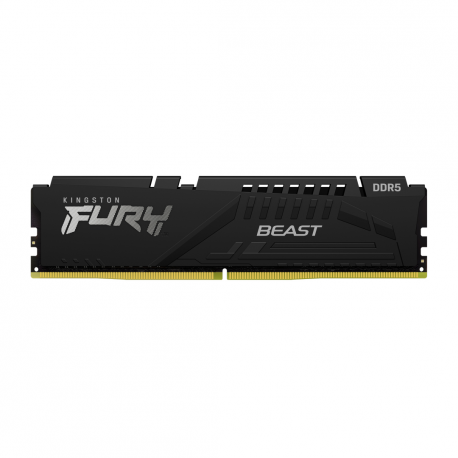 Kingston FURY Beast - DDR5 - kit - 16 GB: 2 x 8 GB - DIMM 288-pin - 5600 MHz  /  PC5-44800 - CL36 - 1.25 V - unbuffered - on-die ECC - black - 10