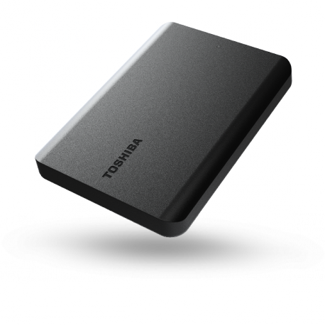 Toshiba Canvio Basics - Hard drive - 4 TB - external (portable) - 2.5" - USB 3.2 Gen 1  /  USB 2.0 - matte black - 5