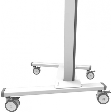Neomounts by Newstar FL55-875WH1 - Cart - for flat panel - motorised - lockable - steel - white - screen size: 37"-100" - 15
