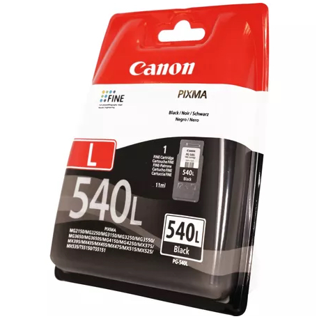 Canon PG-540L - 11 ml - L size - black - original - ink cartridge - for PIXMA MG3250, MG3550, MG3650, MG4250, MX395, MX455, MX475, MX525, MX535, TS5150, TS5151 - 2
