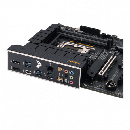 ASUS TUF GAMING H770-PRO WIFI - Motherboard - ATX - LGA1700 Socket - H770 Chipset - USB 3.2 Gen 1, USB 3.2 Gen 2, USB4, USB-C 3.2 Gen 2x2, USB-C 3.2 Gen 1 - 2.5 Gigabit LAN, Wi-Fi 6, Bluetooth - onboard graphics (CPU required) - HD Audio (8-channel) - 10