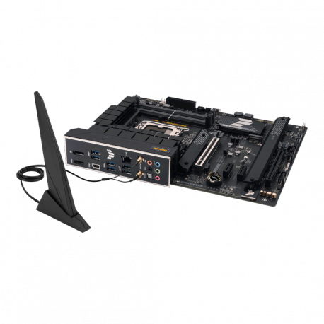 ASUS TUF GAMING H770-PRO WIFI - Motherboard - ATX - LGA1700 Socket - H770 Chipset - USB 3.2 Gen 1, USB 3.2 Gen 2, USB4, USB-C 3.2 Gen 2x2, USB-C 3.2 Gen 1 - 2.5 Gigabit LAN, Wi-Fi 6, Bluetooth - onboard graphics (CPU required) - HD Audio (8-channel) - 11