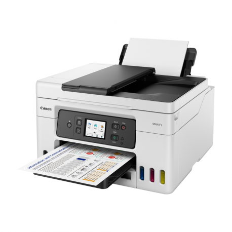 Canon MAXIFY GX4050 - Multifunction printer - colour - ink-jet - refillable - Legal (216 x 356 mm) (original) - A4 / Legal (media) - up to 18 ipm (printing) - 350 sheets - 33.6 Kbps - USB 2.0, LAN, Wi-Fi(ac) - 2