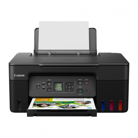 Canon PIXMA G3570 - Multifunction printer - colour - ink-jet - refillable - Legal (216 x 356 mm) (original) - A4/Legal (media) - up to 11 ipm (printing) - 100 sheets - USB 2.0, Wi-Fi(ac) - black - 1