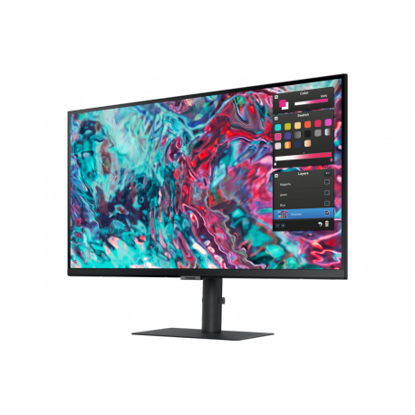 Samsung ViewFinity S8 S27B800TGU - S80TB Series - LED monitor - 27" - 3840 x 2160 4K UHD (2160p) @ 60 Hz - IPS - 350 cd/m² - 1000:1 - HDR10 - 5 ms - HDMI, 2xThunderbolt 4 - black - 2