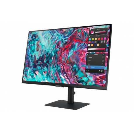 Samsung ViewFinity S8 S27B800TGU - S80TB Series - LED monitor - 27" - 3840 x 2160 4K UHD (2160p) @ 60 Hz - IPS - 350 cd/m² - 1000:1 - HDR10 - 5 ms - HDMI, 2xThunderbolt 4 - black - 9