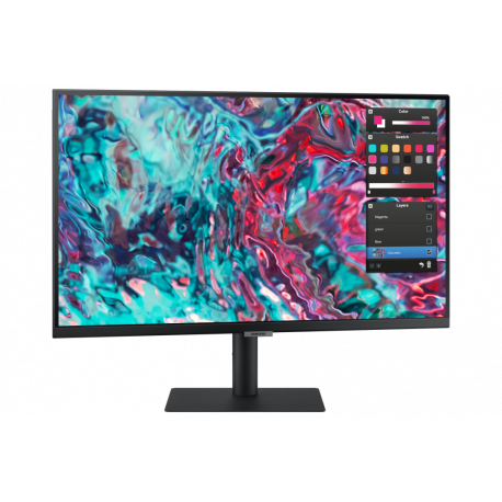Samsung ViewFinity S8 S27B800TGU - S80TB Series - LED monitor - 27" - 3840 x 2160 4K UHD (2160p) @ 60 Hz - IPS - 350 cd/m² - 1000:1 - HDR10 - 5 ms - HDMI, 2xThunderbolt 4 - black - 14
