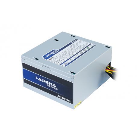Chieftec iARENA GPB-450S - Power supply (internal) - ATX12V 2.3 - 80 PLUS Bronze - AC 230 V - 450 Watt - active PFC - silver - 4