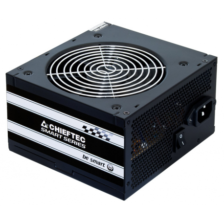 Chieftec Smart Series GPS-400A8 - Power supply (internal) - ATX12V 2.3 - 80 PLUS - AC 230 V - 400 Watt - active PFC - black - 8