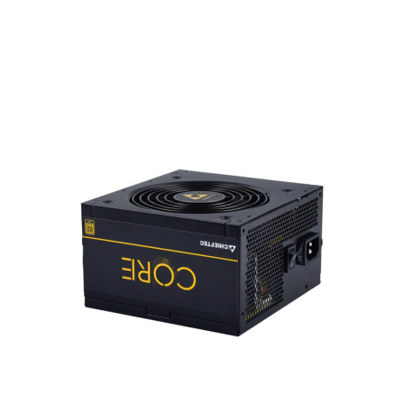Chieftec Core Series BBS-500S - Power supply (internal) - ATX12V 2.3/ EPS12V/ PS/2 - 80 PLUS Gold - AC 100-240 V - 500 Watt - active PFC - 6