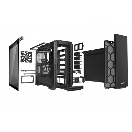 be quiet! Silent Base 601 Window - Tower - extended ATX - windowed side panel - no power supply (ATX / PS/2) - black - USB/Audio - 11