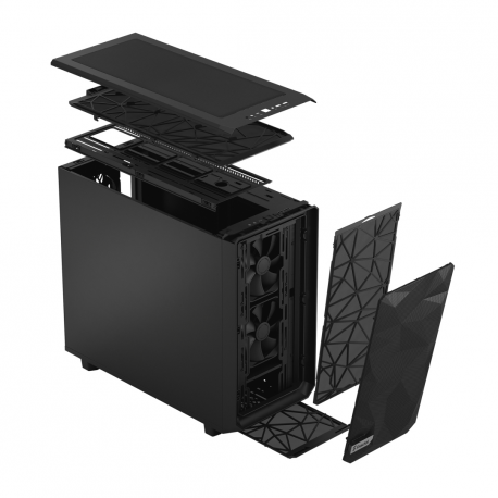 Fractal Design Meshify 2 - Tower - extended ATX - no power supply (ATX) - black - USB/Audio - 48